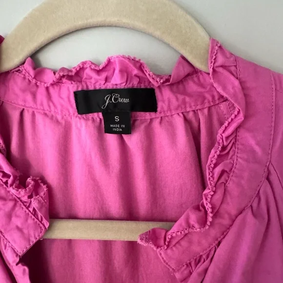 J. Crew Fuchsia Long Sleeve Dress - Picture 2 of 3